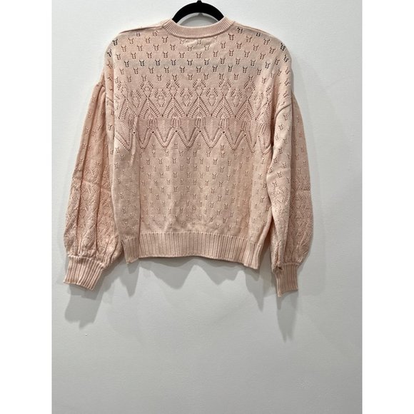 NWT Joie Women's Size S PHILLIPA Pointelle Knit Sweater MSRP $248 - Picture 9 of 12